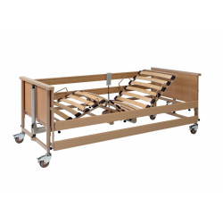 Ηλεκτρικό Πολύσπαστο Νοσοκομειακό Trento2 Κρεβάτι Ξύλινο Κλίνη με ανύψωση πλάτης και ποδιών με κοντρόλ